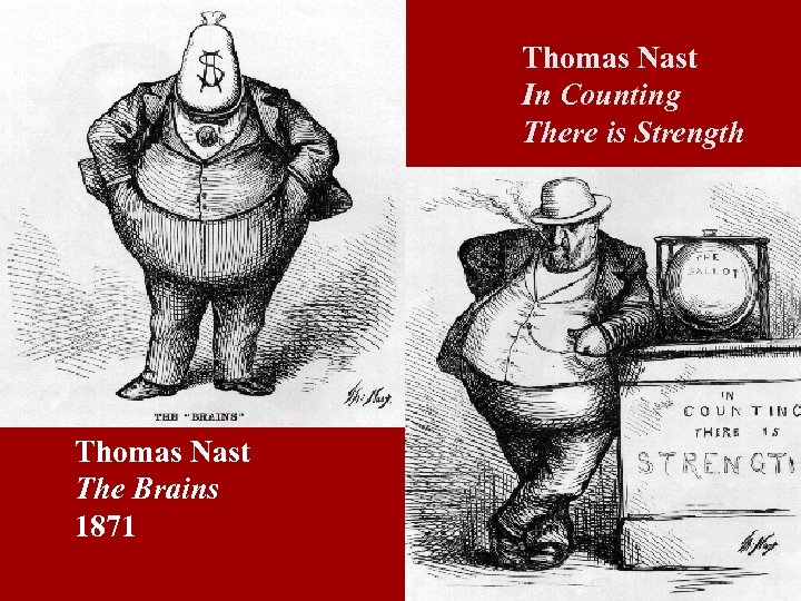 Thomas Nast In Counting There is Strength Thomas Nast The Brains 1871 