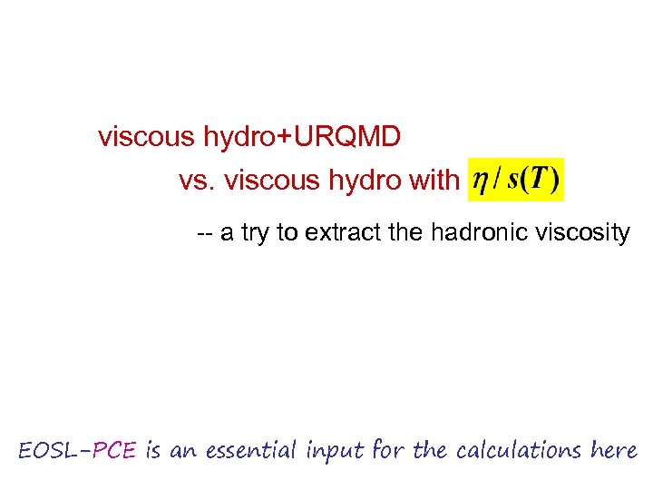 viscous hydro+URQMD vs. viscous hydro with -- a try to extract the hadronic viscosity