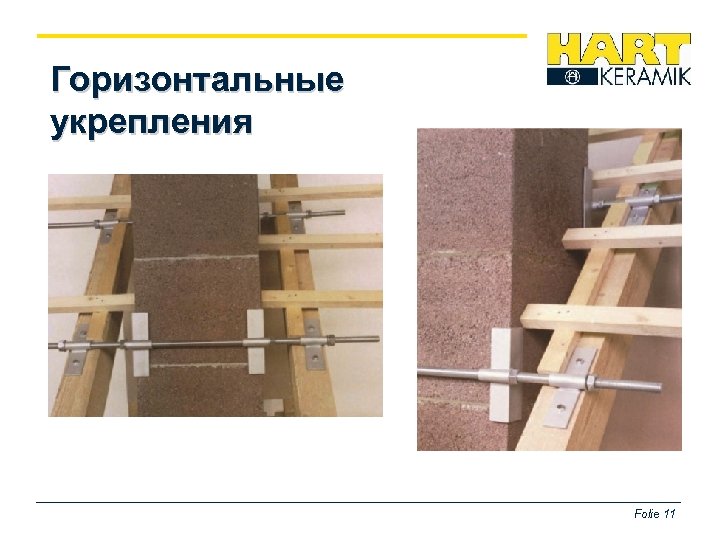 Горизонтальные укрепления Folie 11 