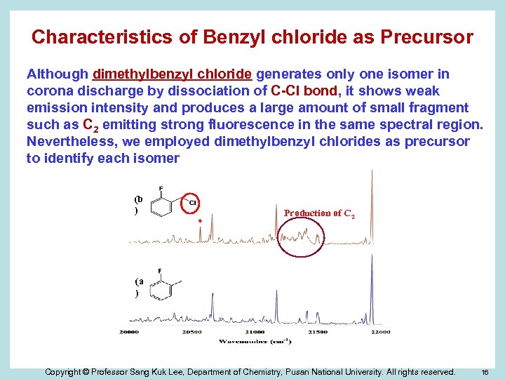 Characteristics of Benzyl chloride as Precursor Although dimethylbenzyl chloride generates only one isomer in