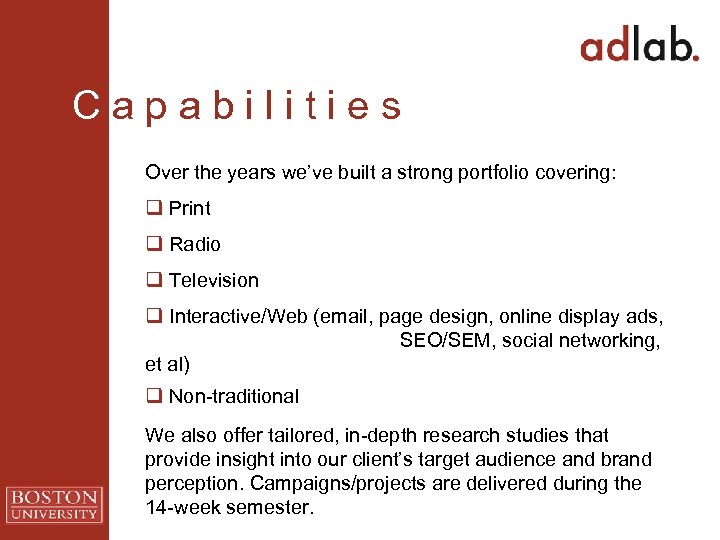 C a p a b i l i t i e s Over the