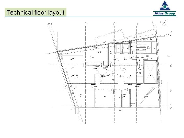 Technical floor layout 