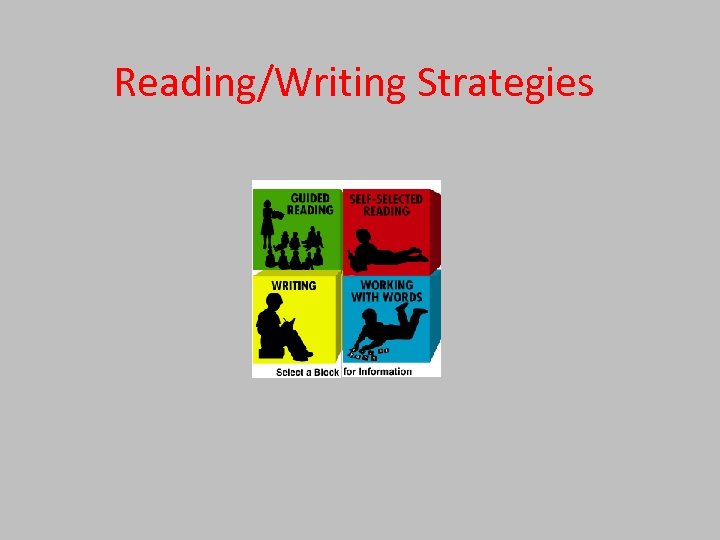 Reading/Writing Strategies 
