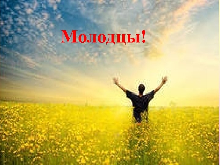  Молодцы! 