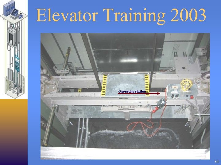 Elevator Training 2003 Operating station 34 