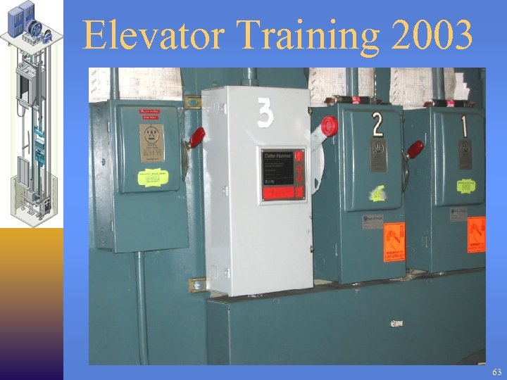 Elevator Training 2003 63 