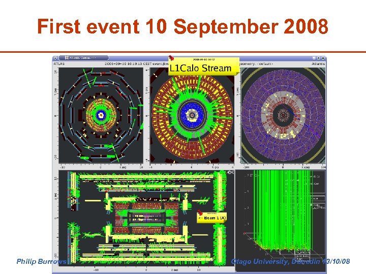 First event 10 September 2008 Philip Burrows Otago University, Dunedin 13/10/08 