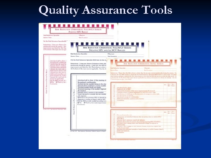 Quality Assurance Tools 