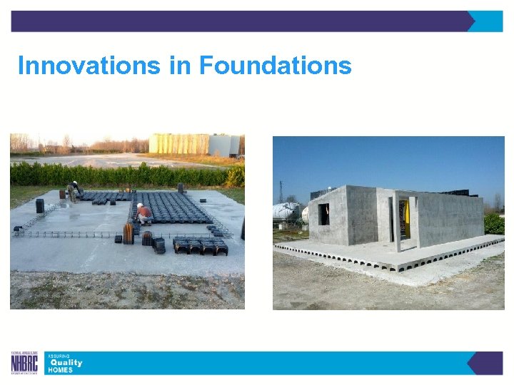 Innovations in Foundations 