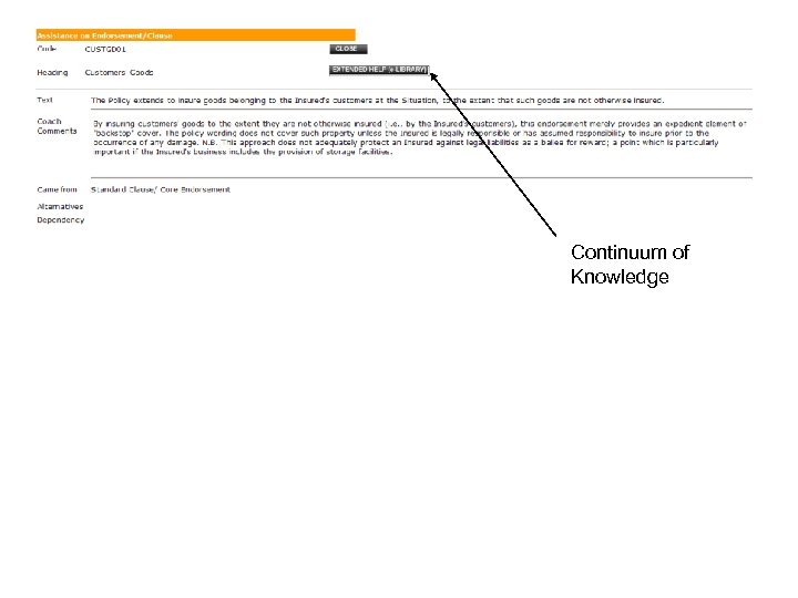 Continuum of Knowledge 