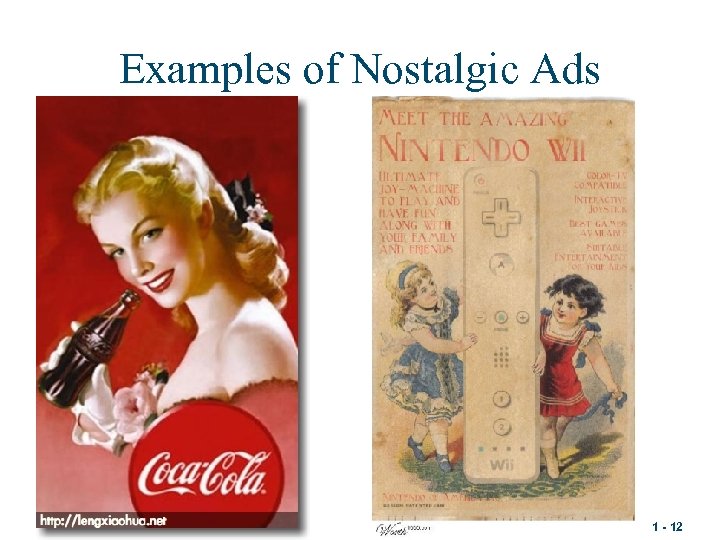 Examples of Nostalgic Ads 1 - 12 