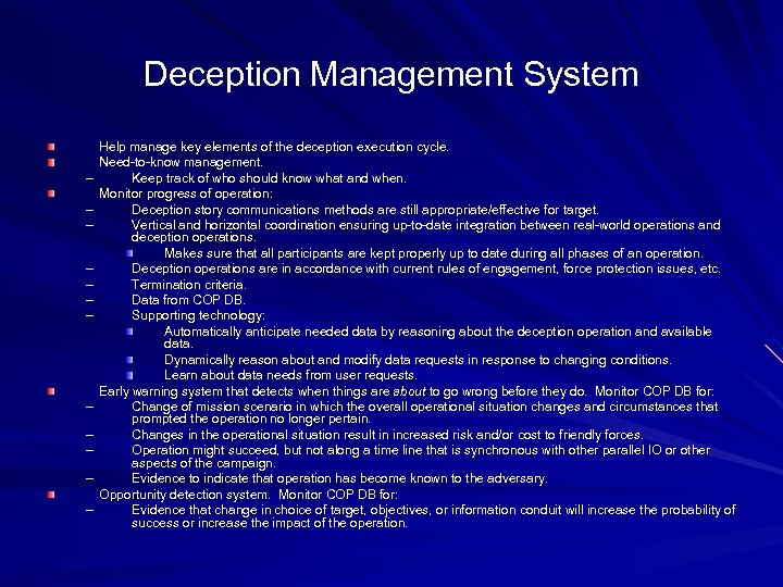 Dout Deception Operations In Urban Terrain Douting The