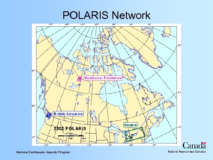 POLARIS Network National Earthquake Hazards Program Natural Resources Canada 