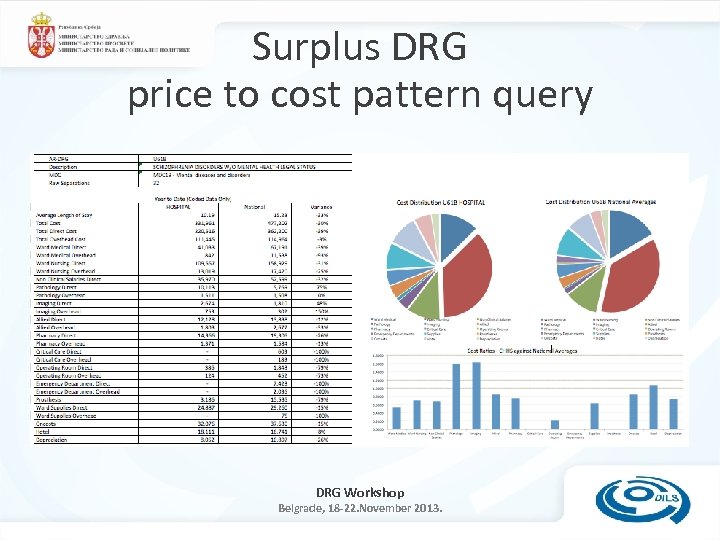 Surplus DRG price to cost pattern query DRG Workshop Belgrade, 18 -22. November 2013.