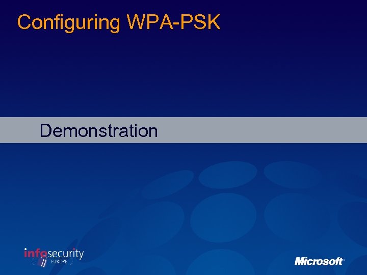 Configuring WPA-PSK Demonstration 