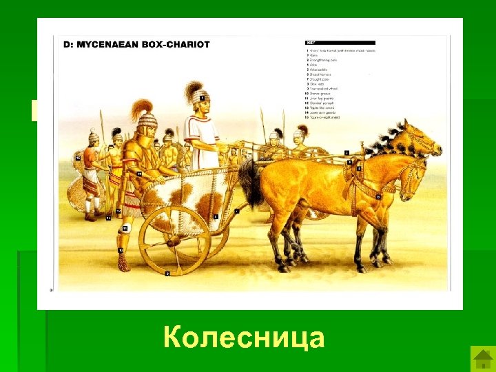 Боевая лёгкая повозка Колесница 