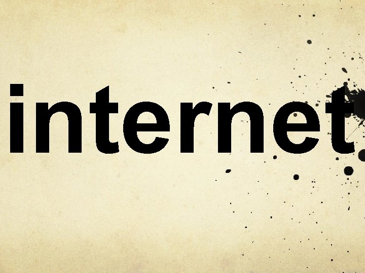 internet 