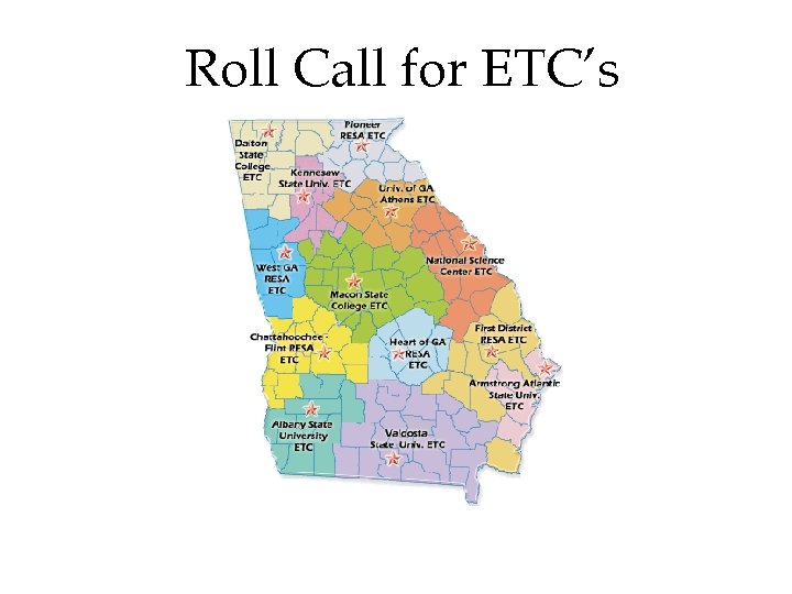 Roll Call for ETC’s 