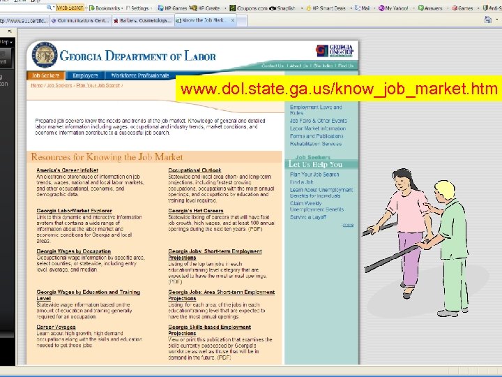 www. dol. state. ga. us/know_job_market. htm 