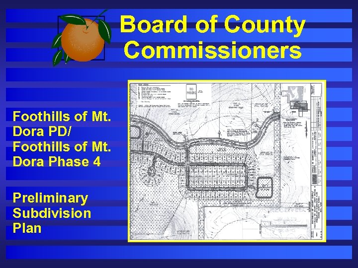 Board of County Commissioners Foothills of Mt. Dora PD/ Foothills of Mt. Dora Phase