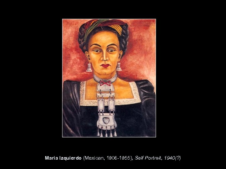Maria Izquierdo (Mexican, 1906 -1955), Self Portrait, 1940(? ) 