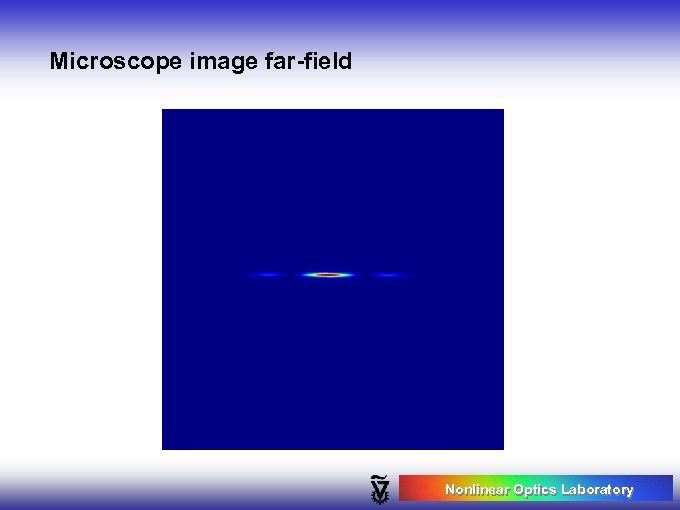 Microscope image far-field Nonlinear Optics Laboratory 