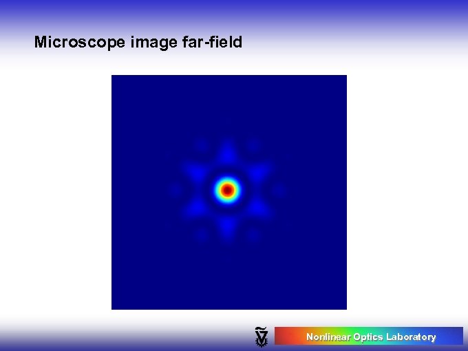Microscope image far-field Nonlinear Optics Laboratory 