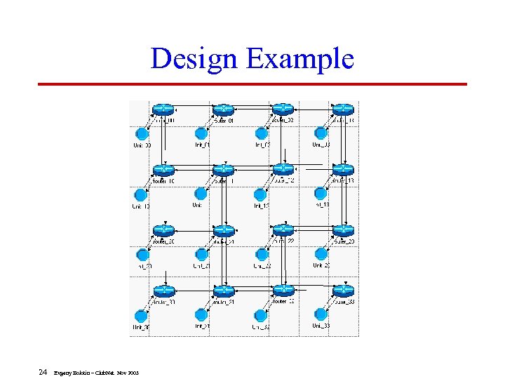 Design Example 24 Evgeny Bolotin – Club. Net Nov 2003 