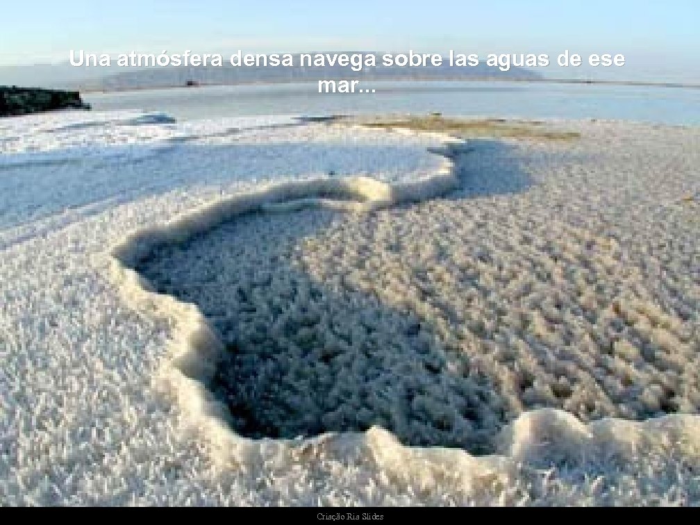 Una atmósfera densa navega sobre las aguas de ese mar. . . Criação Ria