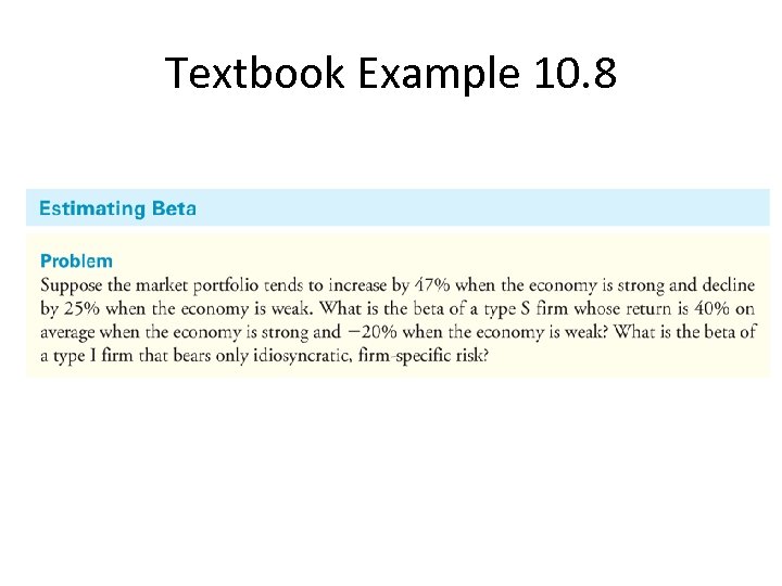 Textbook Example 10. 8 