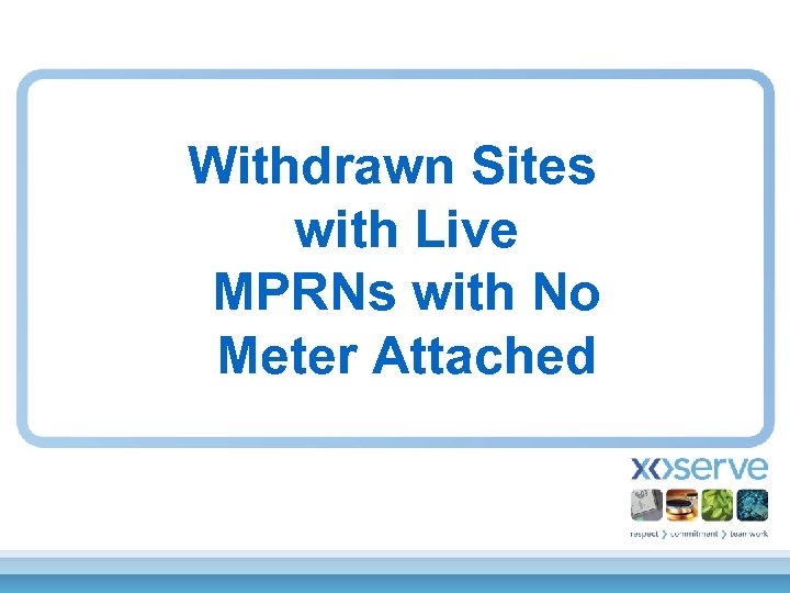 Withdrawn Sites with Live MPRNs with No Meter Attached 
