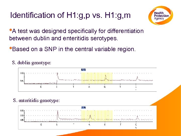 Identification of H 1: g, p vs. H 1: g, m • A test