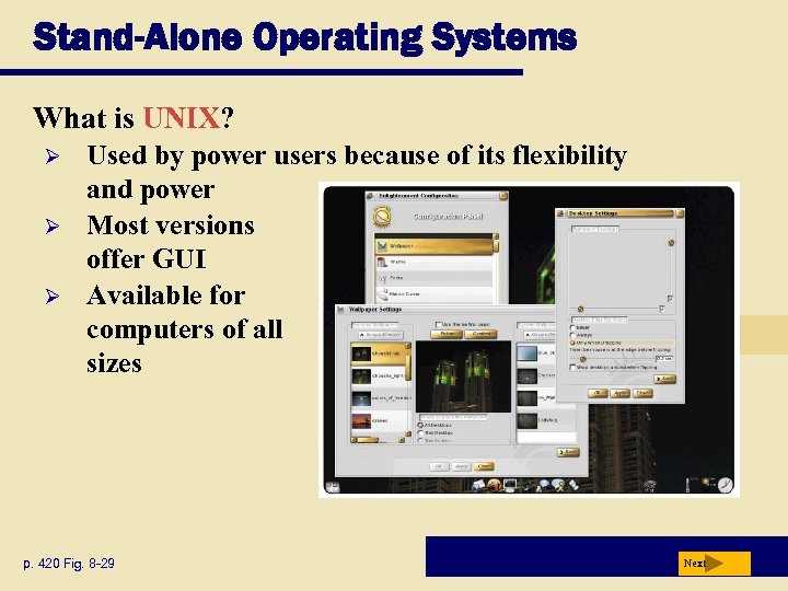 Stand-Alone Operating Systems What is UNIX? Ø Ø Ø Used by power users because