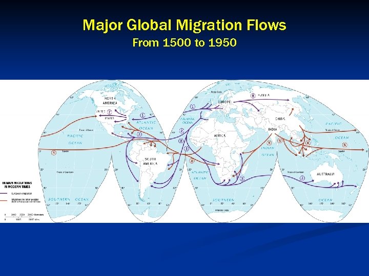 Major Global Migration Flows From 1500 to 1950 