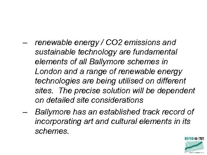 – renewable energy / CO 2 emissions and sustainable technology are fundamental elements of