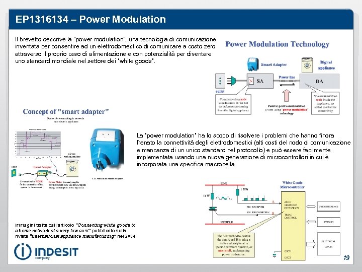 EP 1316134 – Power Modulation Il brevetto descrive la 
