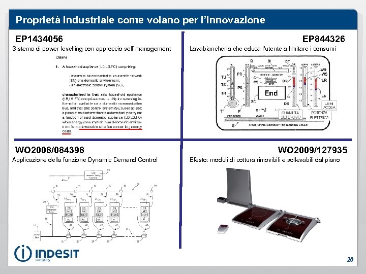 Proprietà Industriale come volano per l’innovazione EP 1434056 Sistema di power levelling con approccio