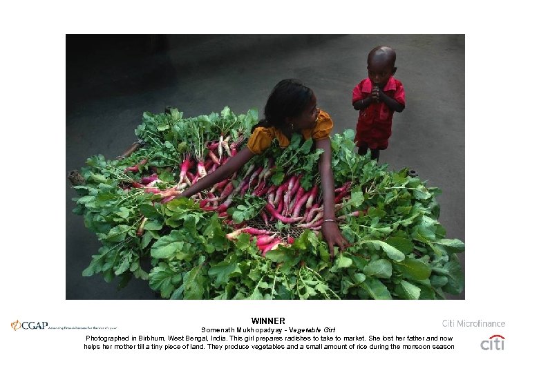 WINNER Somenath Mukhopadyay - Vegetable Girl Photographed in Birbhum, West Bengal, India. This girl