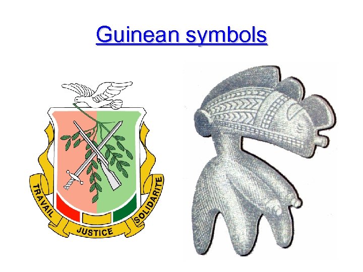 Welcome in Guinea Guinean symbols Presentation