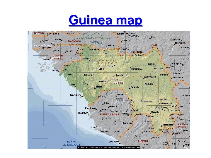 Guinea map 