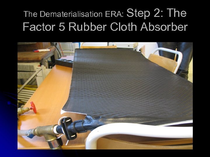 The Dematerialisation ERA: Step 2: The Factor 5 Rubber Cloth Absorber 