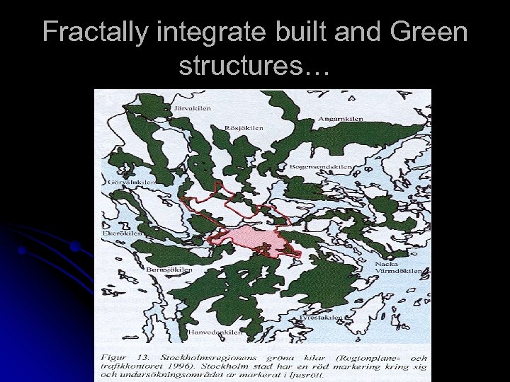 Fractally integrate built and Green structures… 