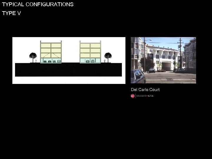 TYPICAL CONFIGURATIONS TYPE V Del Carlo Court 