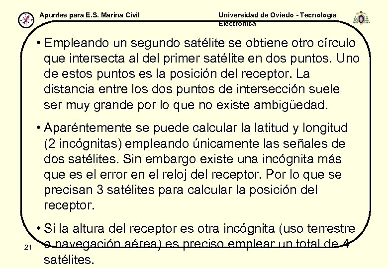 Apuntes para E. S. Marina Civil Universidad de Oviedo - Tecnología Electrónica • Empleando