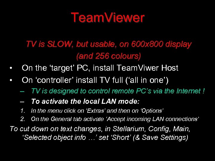 Team. Viewer • • TV is SLOW, but usable, on 600 x 800 display