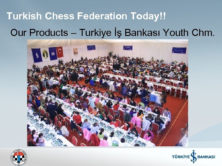 Turkish Chess Federation Today!! Our Products – Turkiye İş Bankası Youth Chm. 