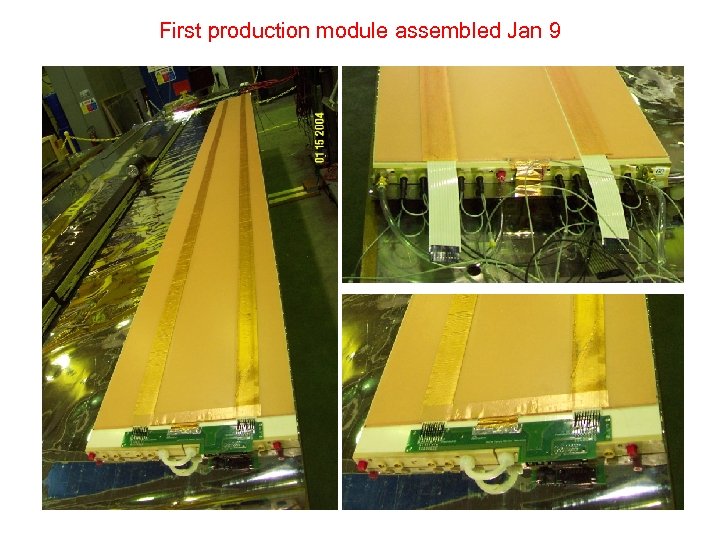 First production module assembled Jan 9 