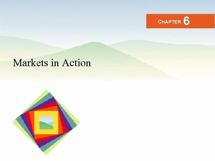 CHAPTER Markets in Action 6 