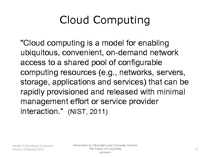 Cloud Computing 