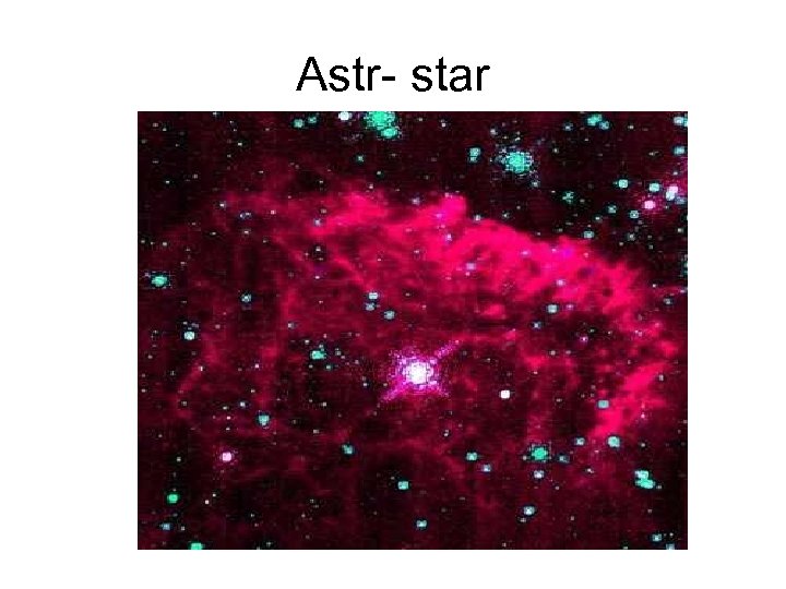 Astr- star 